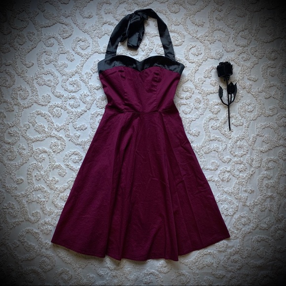 Dress Tells Dresses & Skirts - Retro Sweetheart Halter Corset Dress